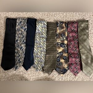 8 Men’s Ties EUC Stafford, Pierre Cardin, Wembley, Arrow, Peebles, Bellini